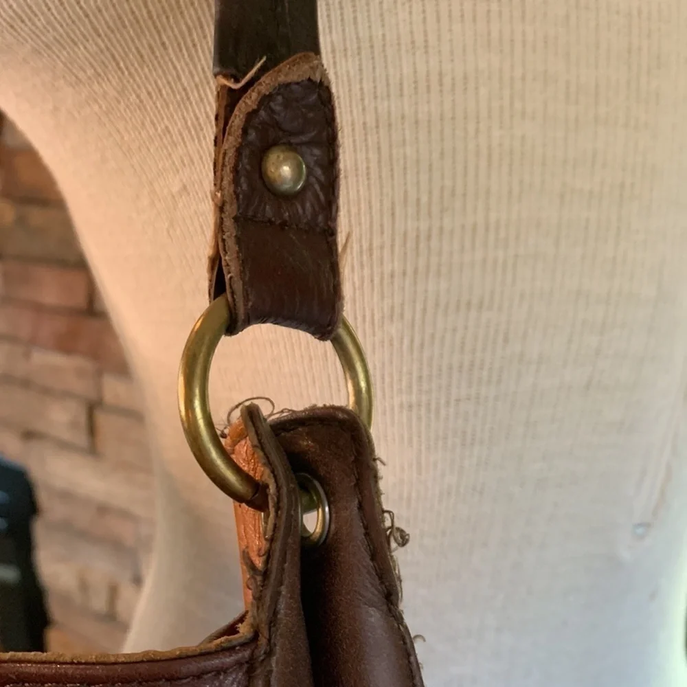 Ameri Leather vintage multi colored leather purse